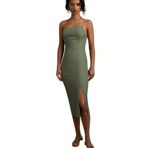 BHLDN Miranda Crepe Midi Dress
